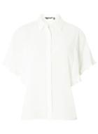 Dorothy Perkins Ivory Frill Sleeve Shirt