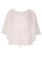 Dorothy Perkins *izabel London Cream Batwing Top