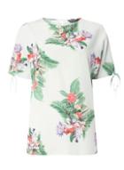 Dorothy Perkins *tall Tropical Cold Shoulder T-shirt