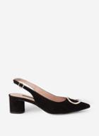 Dorothy Perkins Black 'emma' Heeled Court Shoes