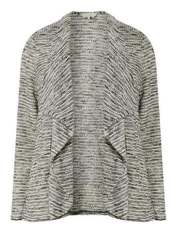 Dorothy Perkins *billie & Blossom Curve Monochrome Waterfall Cardigan