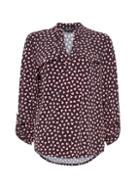 Dorothy Perkins Black Heart Print Jersey Shirt
