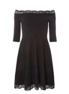 Dorothy Perkins Black Lace Bardot Dress