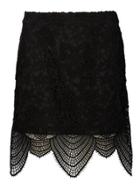 Dorothy Perkins *vero Moda Black Lace Midi Skirt
