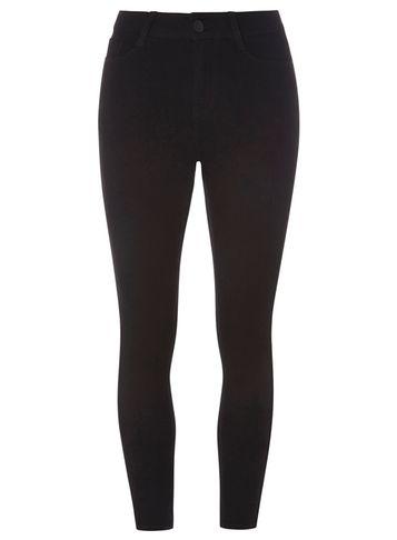 Dorothy Perkins Petite Black High Waist Bailey Jeans