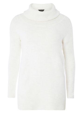 Dorothy Perkins Ivory Cowl Neck Jumper