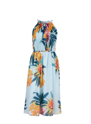*showcase Sage Green Floral Print Millie Midi Dress