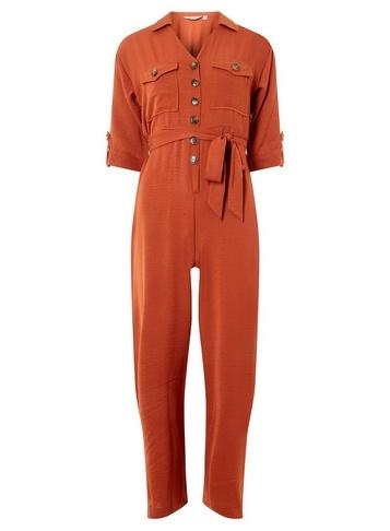 Dorothy Perkins Petite Ginger Boiler Style Jumpsuit