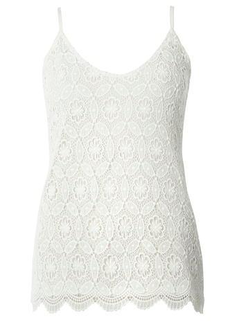 Dorothy Perkins White Daisy Lace Cami Top