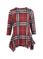 Dorothy Perkins *izabel London Red Checked Tunic Top