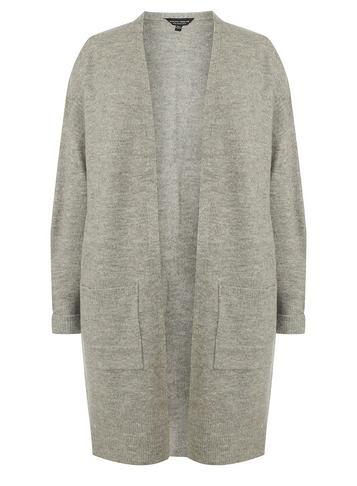 Dorothy Perkins *dp Curve Grey Rib Cardigan