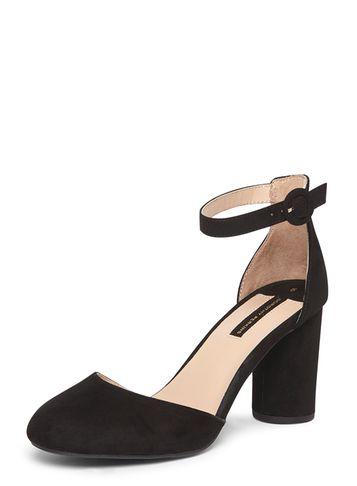 Dorothy Perkins Black 'dalia' Two Part Court Shoes