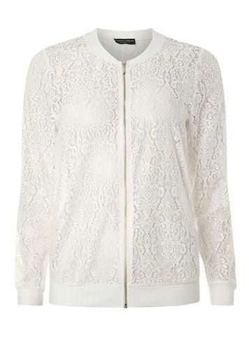 Dorothy Perkins Ivory Lace Bomber