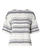Dorothy Perkins Fringed Stripe Woven Top