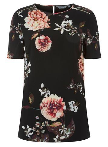 Dorothy Perkins *tall Multi Printed Soft T-shirt