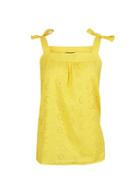 Dorothy Perkins *tall Yellow Broderie Camisole Top
