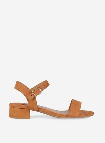 Dorothy Perkins Wide Tan 'sprite' Sandals