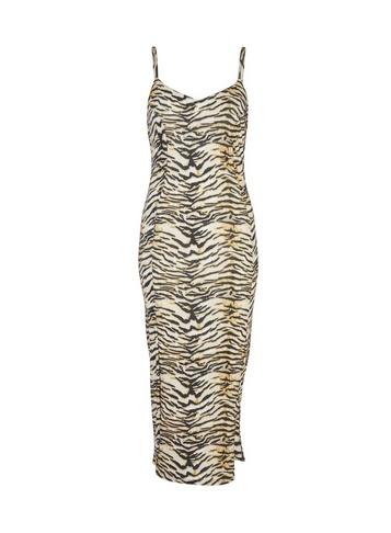 Dorothy Perkins Black Tiger Print Camisole Dress