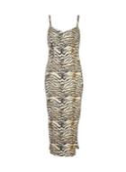 Dorothy Perkins Black Tiger Print Camisole Dress