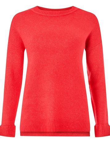 Dorothy Perkins Pink Step Hem Knitted Jumper