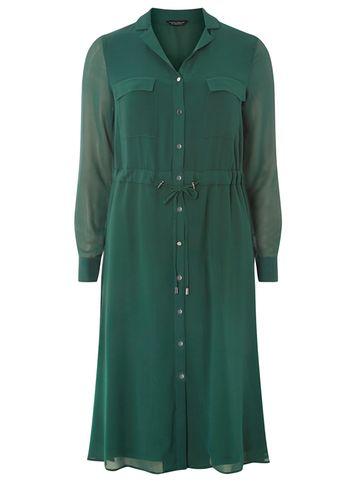 Dorothy Perkins Chiffon Shirt Midi Dress