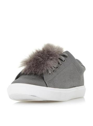 Dorothy Perkins *head Over Heels By Dune Pewter Edna Trainers