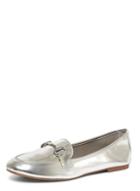 Dorothy Perkins Silver 'lexi' Metal Trim Loafers