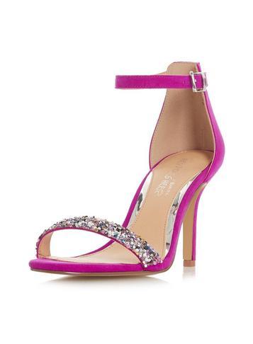 Dorothy Perkins *head Over Heels By Dune Pink 'meeva' Heeled Sandals