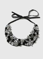 Dorothy Perkins Black Stone Peter Pan Collar Necklace