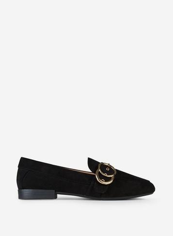 Dorothy Perkins Black 'lola' Buckle Loafers