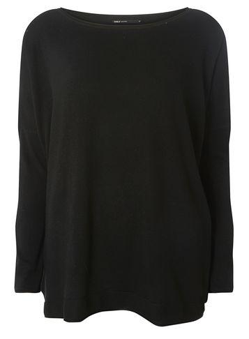 Dorothy Perkins *only Black Oversized Knitted Jumper