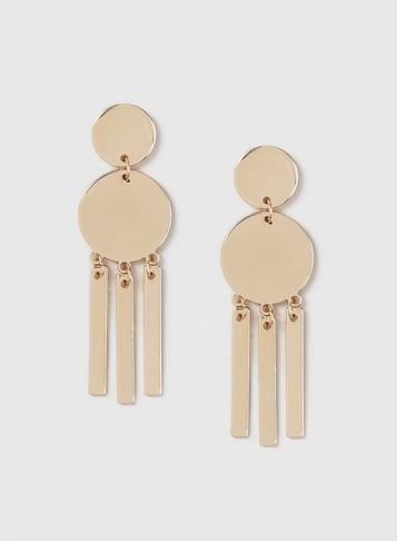 Dorothy Perkins Gold Disc Earrings