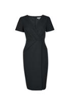 Dorothy Perkins Petite Black V-neck Wrap Dress