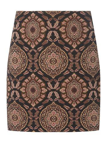 Dorothy Perkins Black Paisley Print Mini Skirt