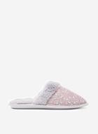 Dorothy Perkins Pink And Grey Leopard Print Mule