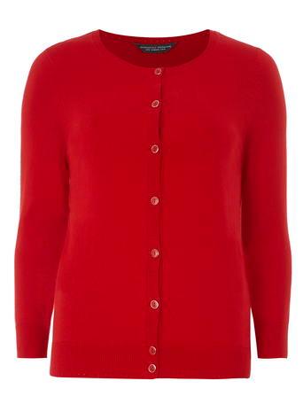 Dorothy Perkins Tall Red Cotton Cardigan