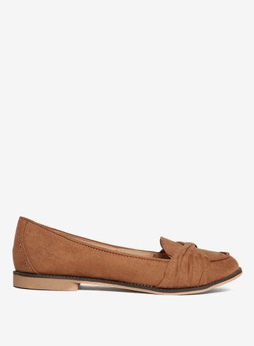 Dorothy Perkins Wide Fit Tan 'lauren' Loafers