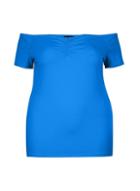 Dorothy Perkins *dp Curve Cobalt Ruched Front Top