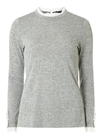 Dorothy Perkins Grey Frill Cuff