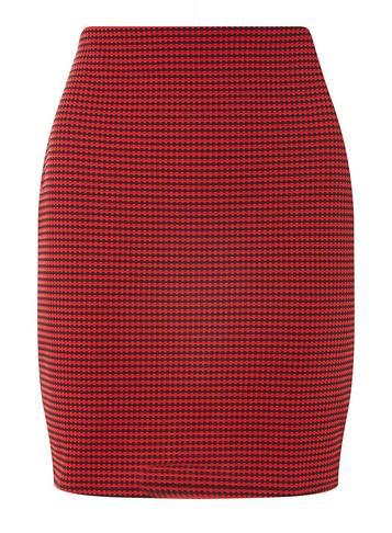 Dorothy Perkins Red Gingham Print Mini Skirt