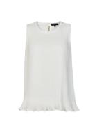Dorothy Perkins *ivory Pleated Top