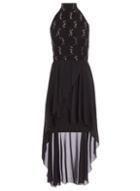 *quiz Lace High Neck Mini Dress