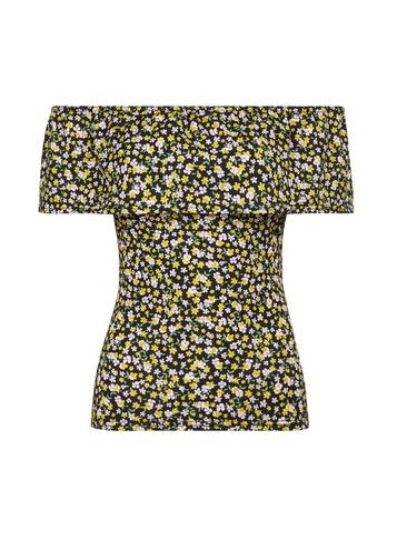 Dorothy Perkins Multi Coloured Ditsy Print Bardot Top