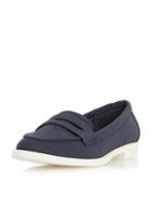 Dorothy Perkins *head Over Heels Navy Penny Loafers