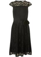 *billie & Blossom Black Lace Skater Dress