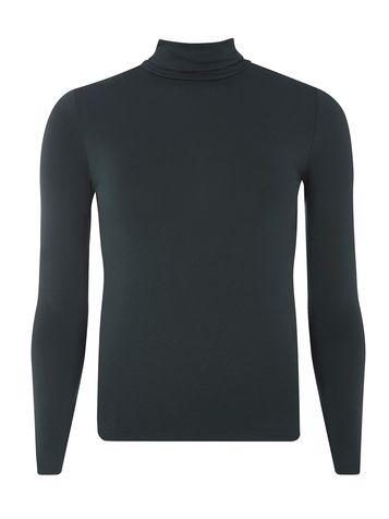 Dorothy Perkins Petite Green Roll Neck Top