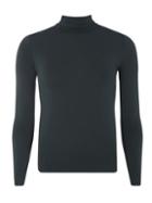 Dorothy Perkins Petite Green Roll Neck Top