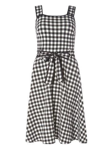 Dorothy Perkins *tall Black Gingham Sundress