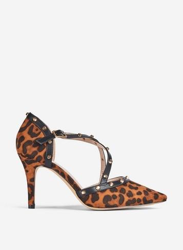 Dorothy Perkins Wide Fit Tan Gemalina Court Shoes