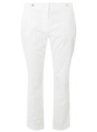 Dorothy Perkins White Button Tab Trousers